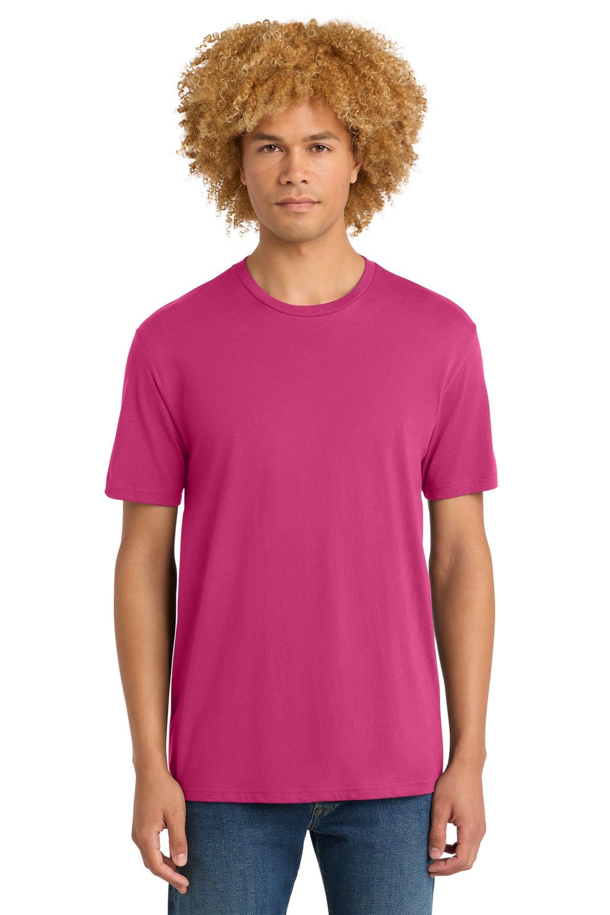 Custom Dark Fuchsia Perfect Weight Tee DT104, personalized by SanCanDo Swag in Argyle, TX