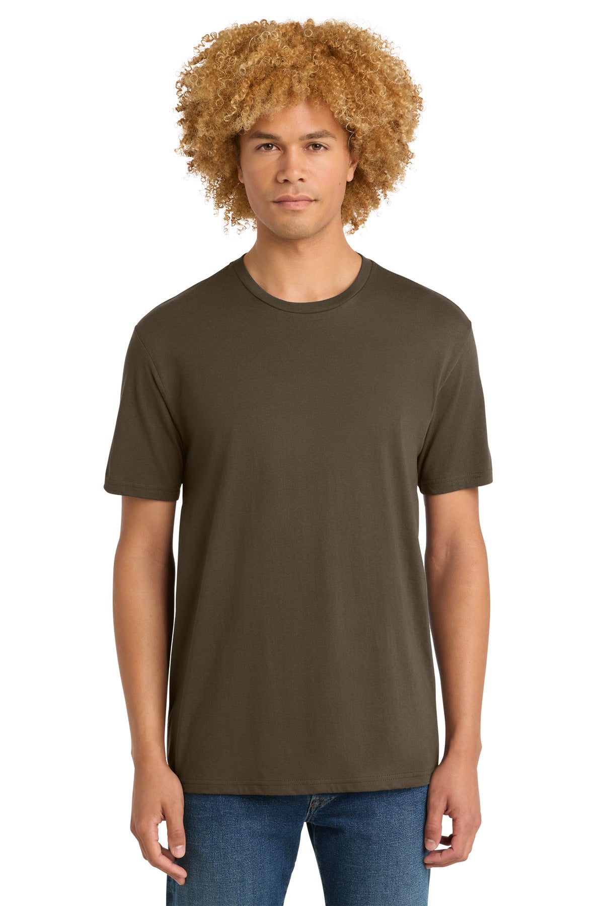 Custom Dark Mocha Perfect Weight Tee DT104, personalized by SanCanDo Swag in Argyle, TX