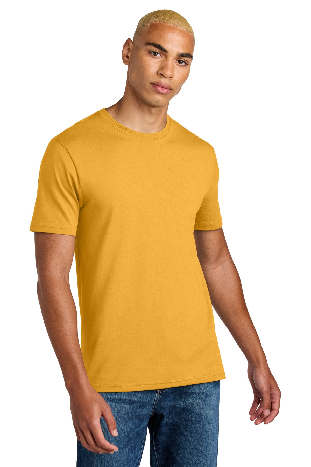 Custom Warm Gold Perfect Weight Icon Tee DT106, personalized by SanCanDo Swag in Argyle, TX