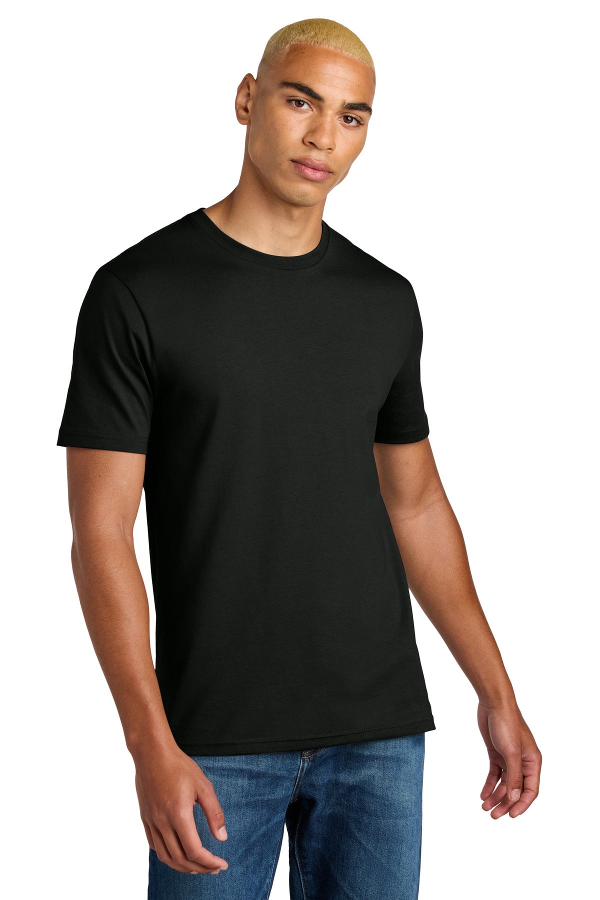 Custom Jet Black Perfect Weight Icon Tee DT106, personalized by SanCanDo Swag in Argyle, TX