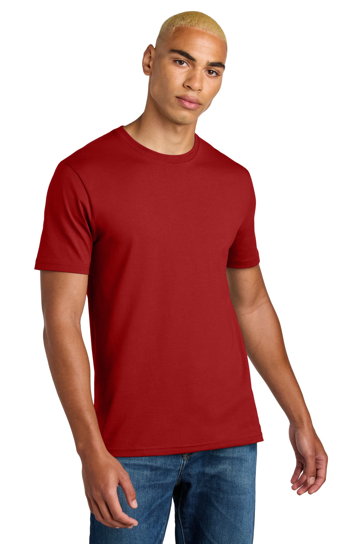 Custom Classic Red Perfect Weight Icon Tee DT106, personalized by SanCanDo Swag in Argyle, TX