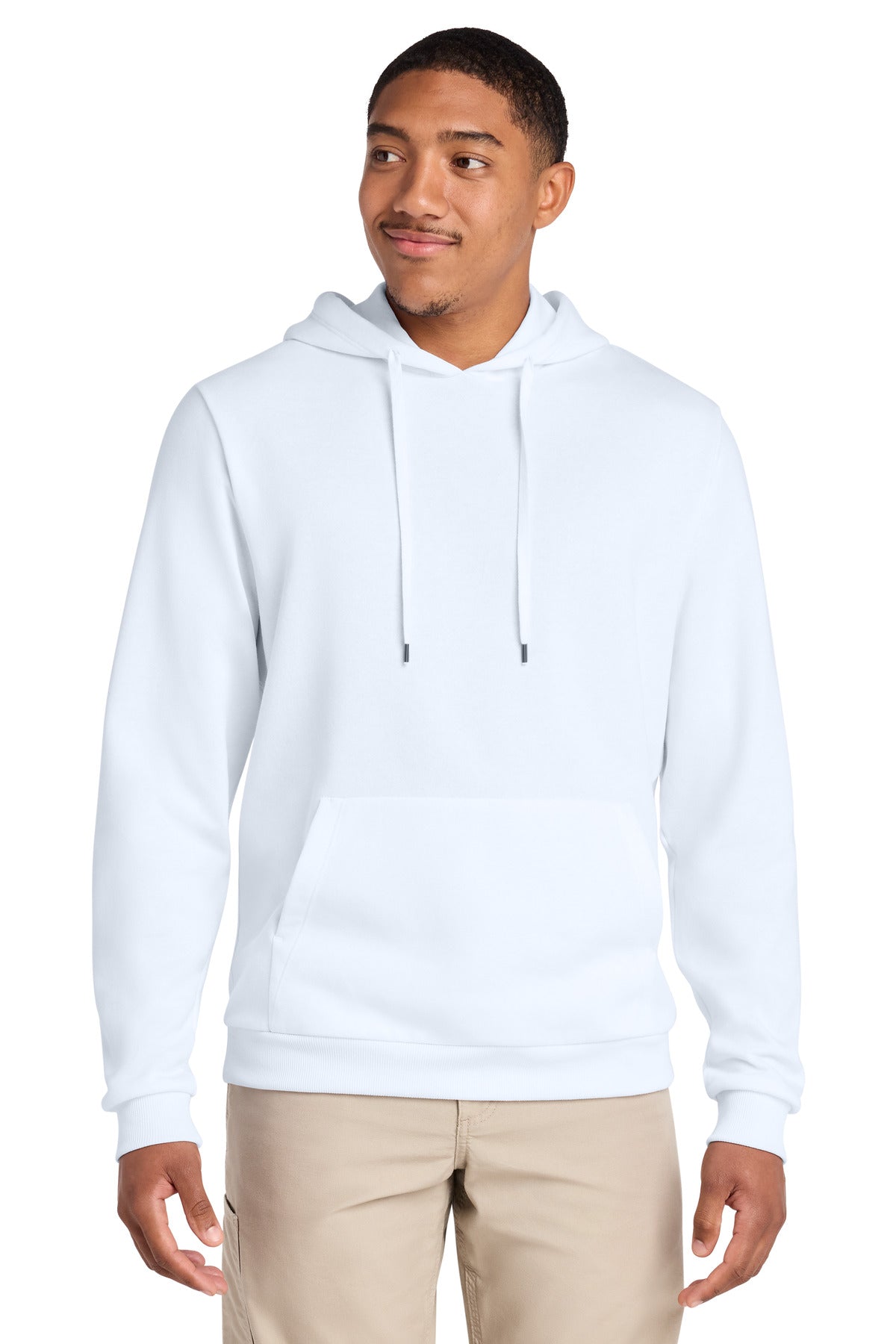 Custom White Perfect Tri Fleece Pullover Hoodie DT1300, personalized by SanCanDo Swag in Argyle, TX