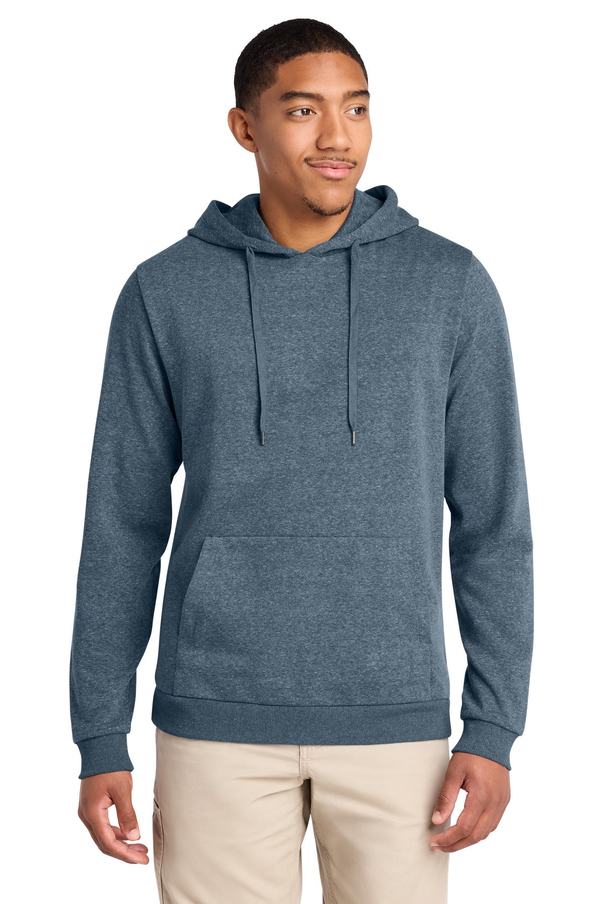 Custom Navy Frost Perfect Tri Fleece Pullover Hoodie DT1300, personalized by SanCanDo Swag in Argyle, TX