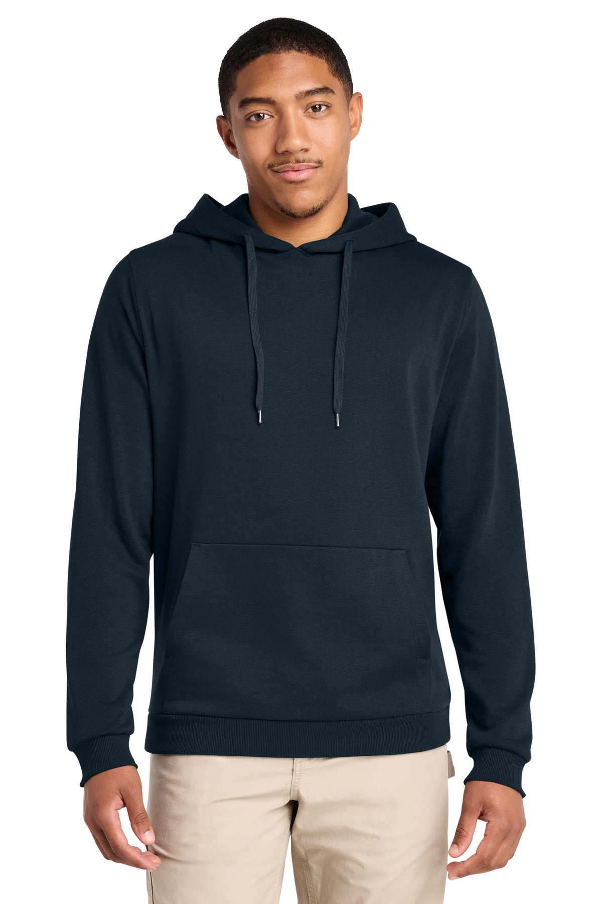 Custom New Navy Perfect Tri Fleece Pullover Hoodie DT1300, personalized by SanCanDo Swag in Argyle, TX