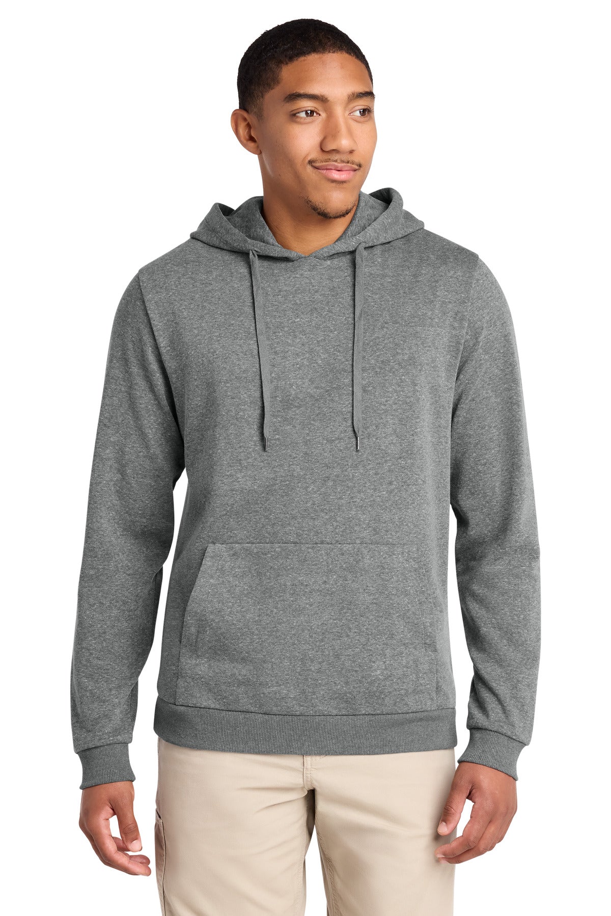 Custom Grey Frost Perfect Tri Fleece Pullover Hoodie DT1300, personalized by SanCanDo Swag in Argyle, TX