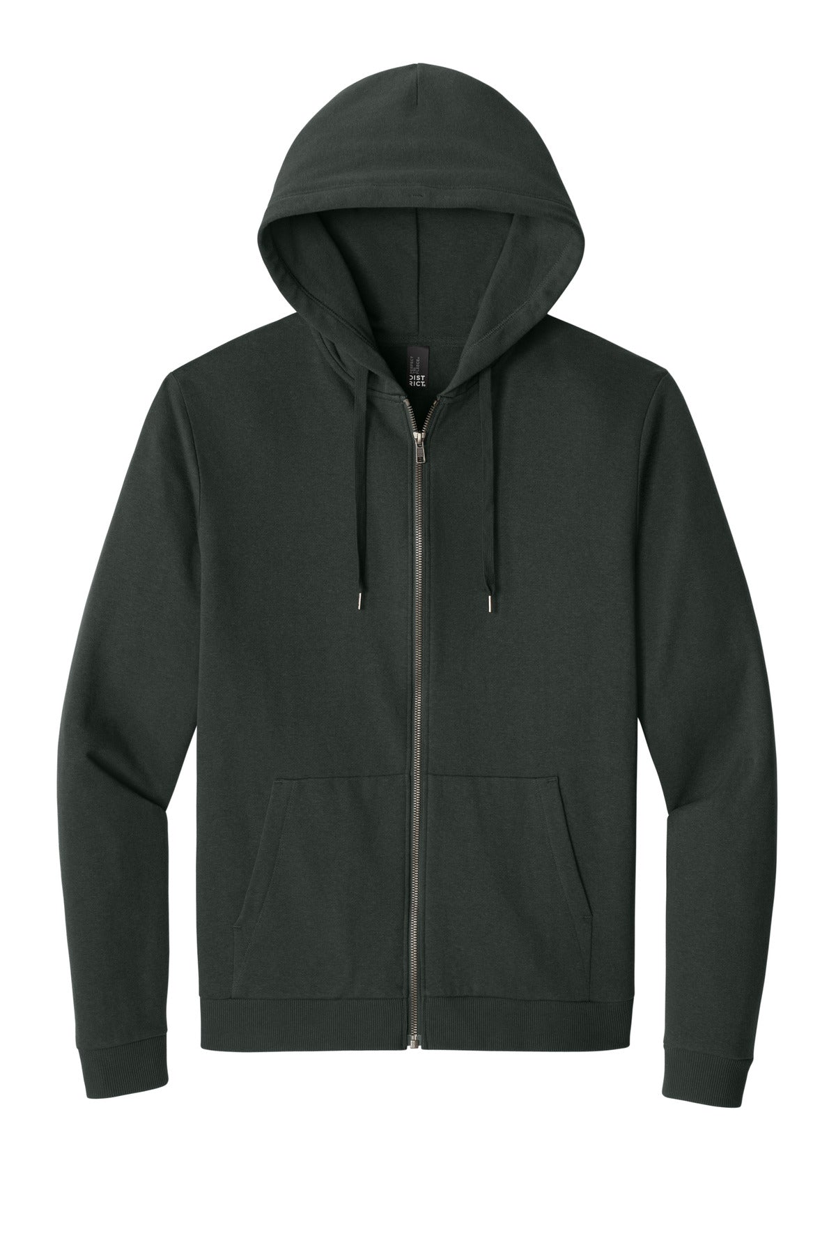 Custom Deepest Grey Perfect Tri Fleece Full-Zip Hoodie DT1302, personalized by SanCanDo Swag in Argyle, TX