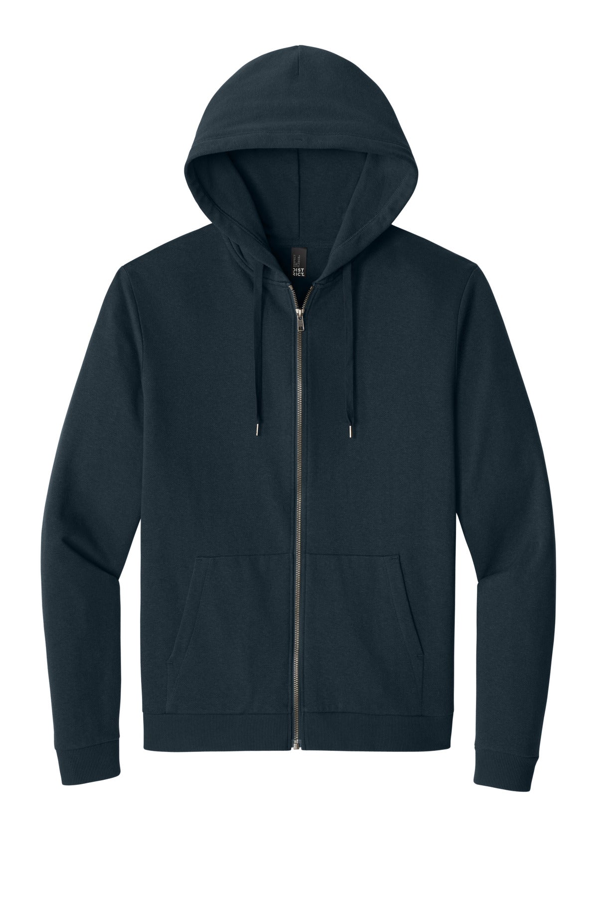 Custom New Navy Perfect Tri Fleece Full-Zip Hoodie DT1302, personalized by SanCanDo Swag in Argyle, TX