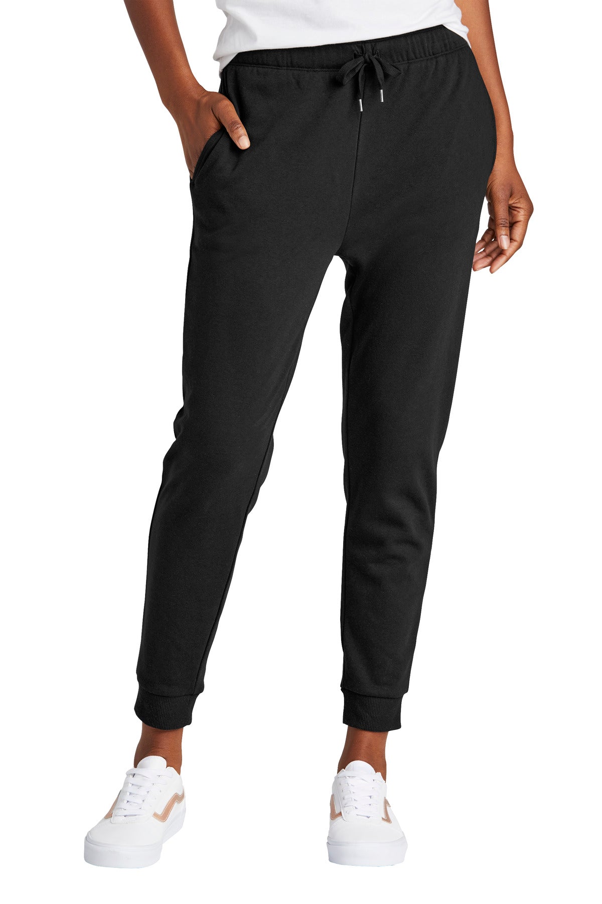 Custom Black Women's Perfect Tri Fleece Jogger DT1310, personalized by SanCanDo Swag in Argyle, TX