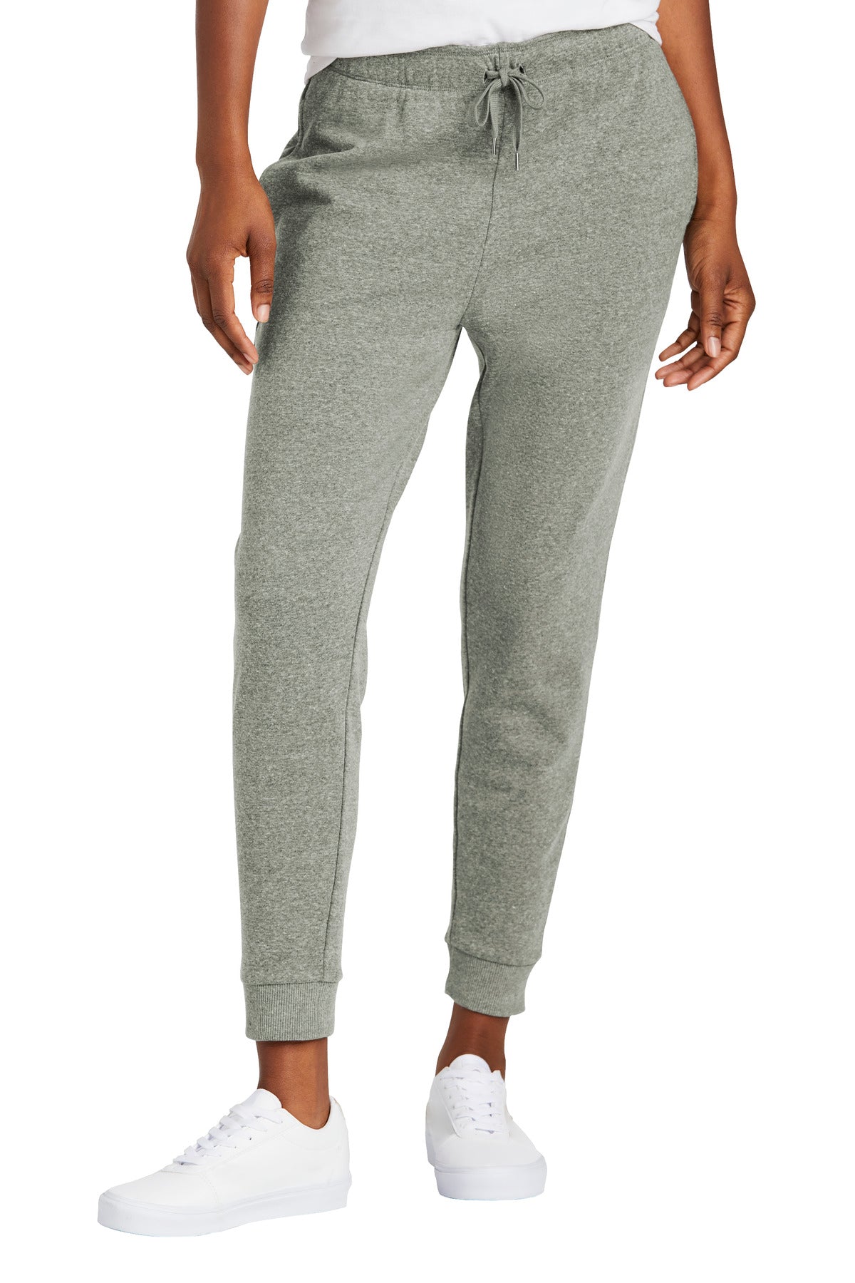 Custom Grey Frost Women's Perfect Tri Fleece Jogger DT1310, personalized by SanCanDo Swag in Argyle, TX