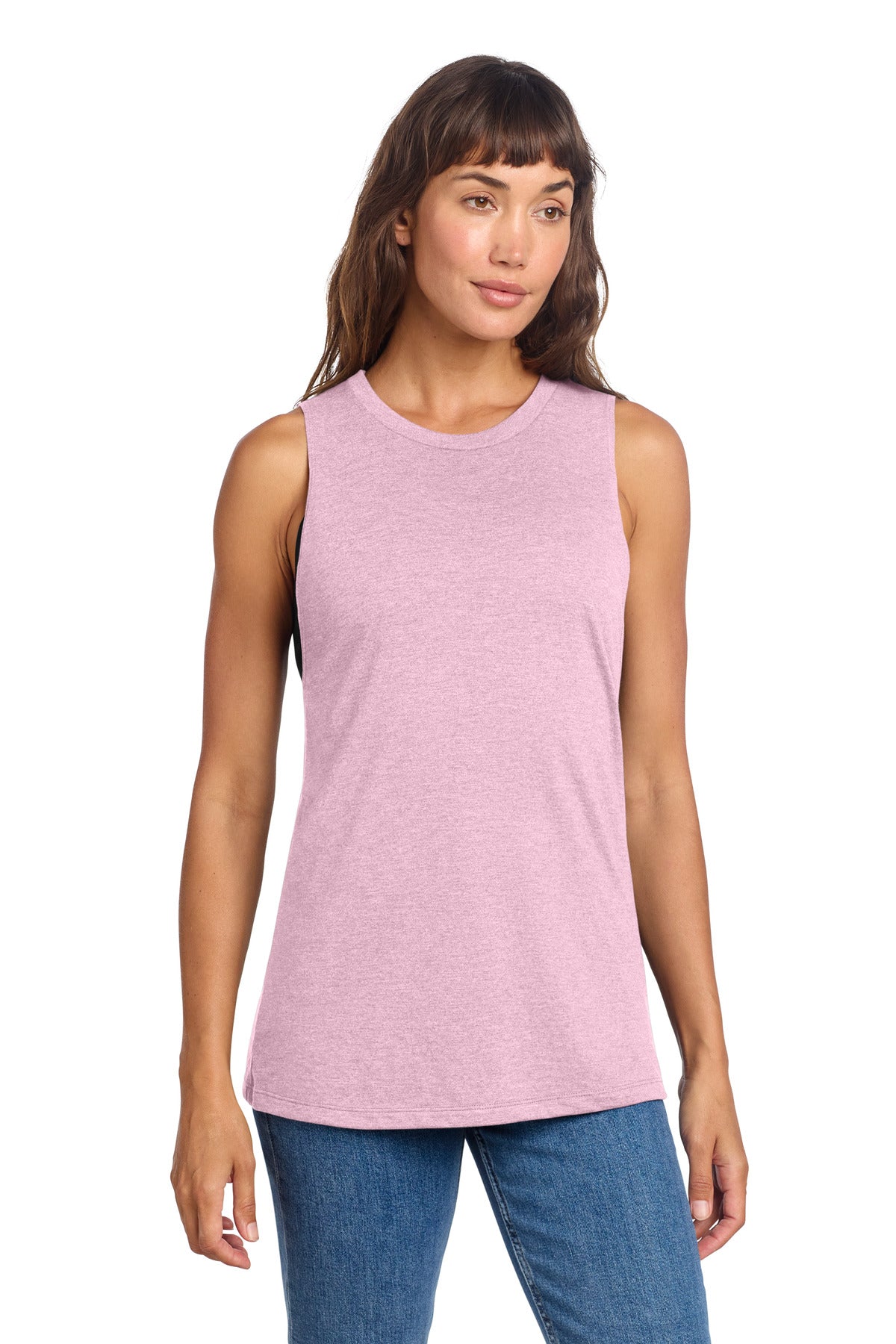 Custom Wisteria Heather Women's Perfect Tri Muscle Tank DT153, personalized by SanCanDo Swag in Argyle, TX