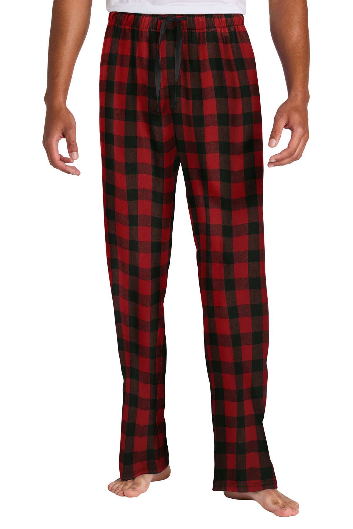 Custom Red/ Black Buffalo Check Flannel Plaid Pant DT1800, personalized by SanCanDo Swag in Argyle, TX