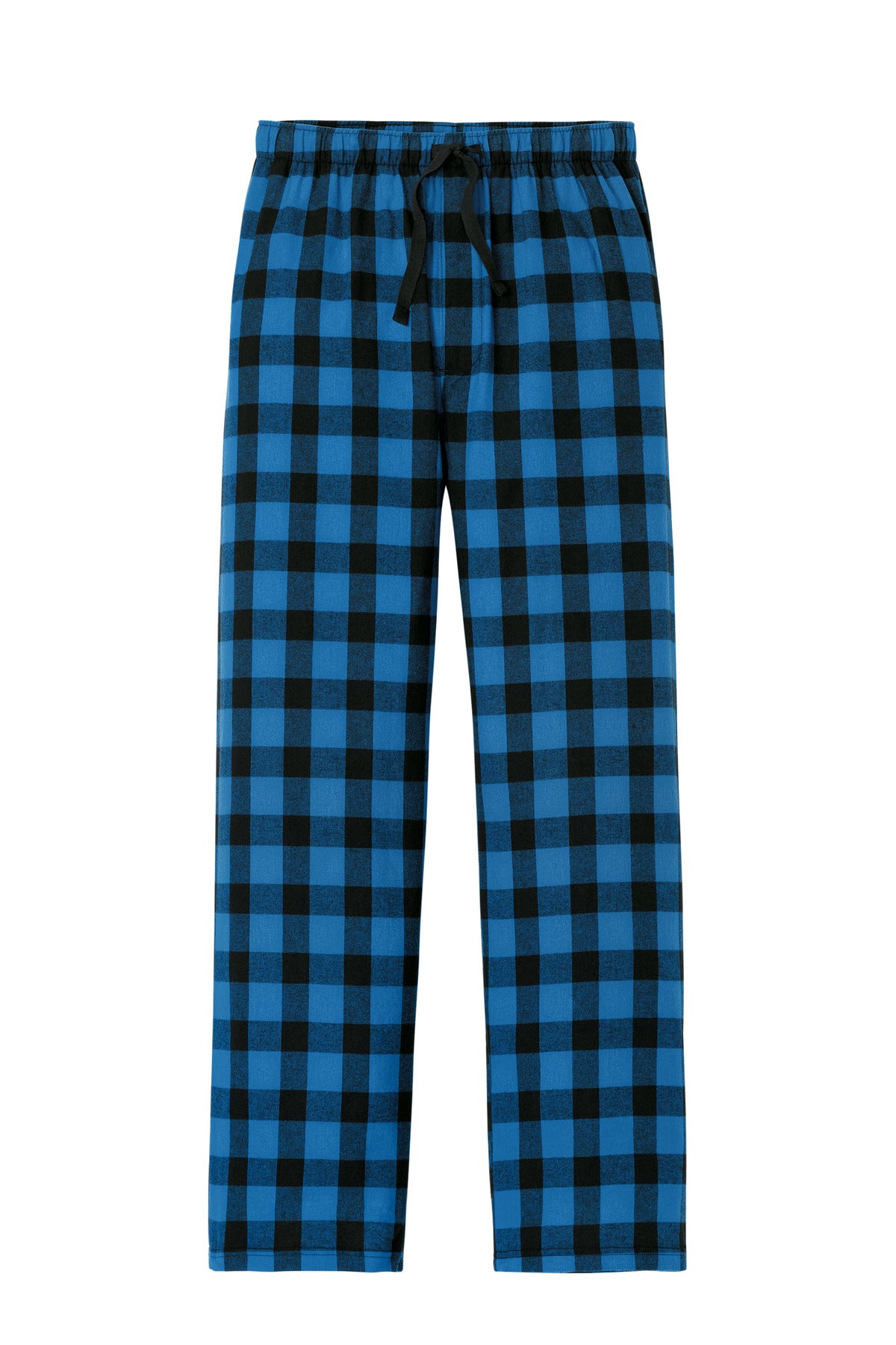 Custom Royal/ Black Buffalo Check Flannel Plaid Pant DT1800, personalized by SanCanDo Swag in Argyle, TX