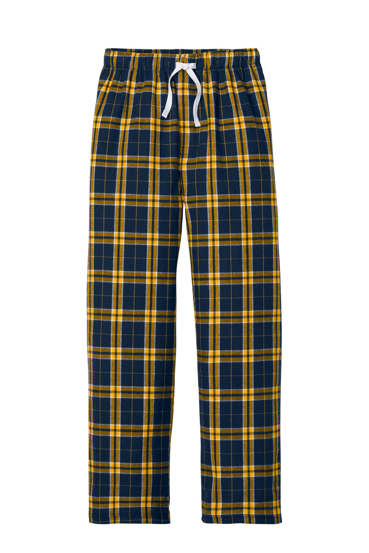Custom Team Navy/ Gold Flannel Plaid Pant DT1800, personalized by SanCanDo Swag in Argyle, TX