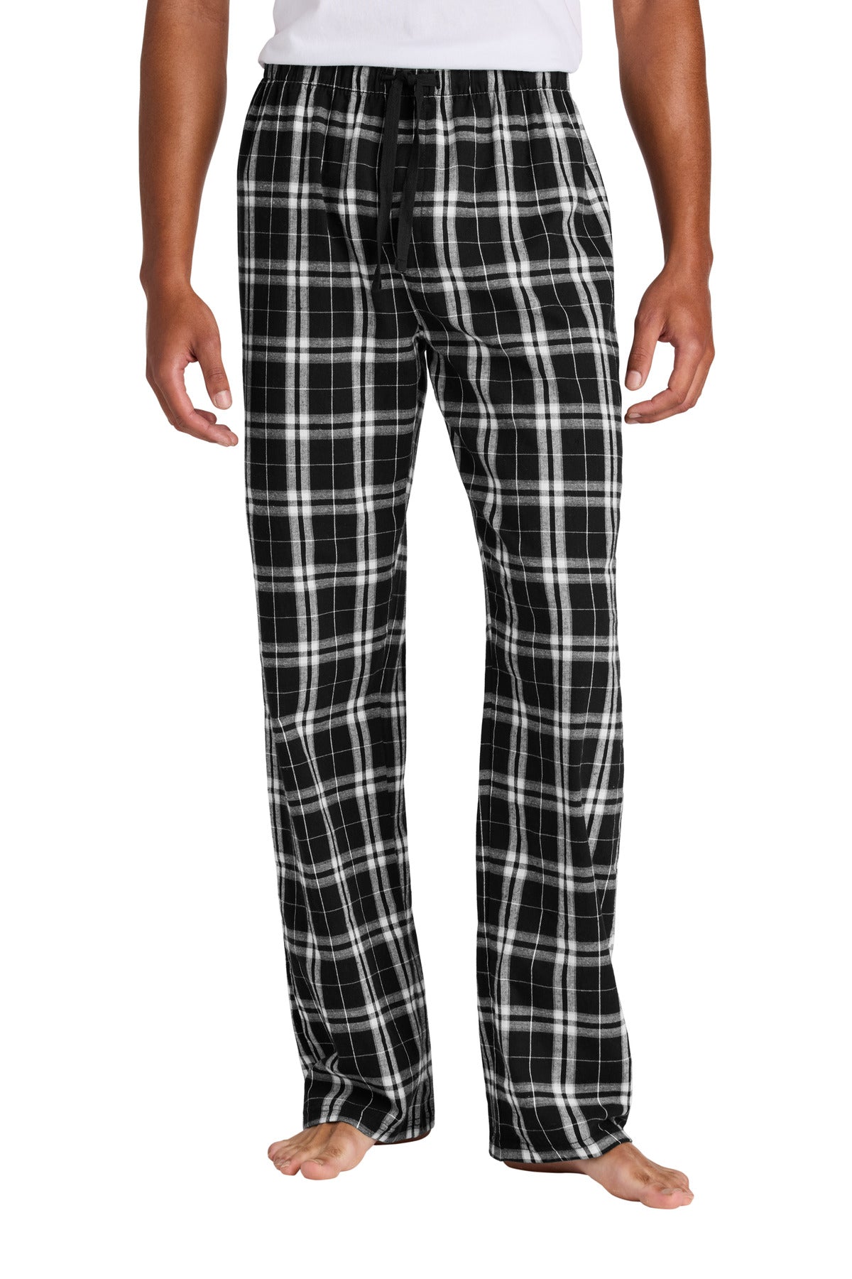 Custom Black Flannel Plaid Pant DT1800, personalized by SanCanDo Swag in Argyle, TX