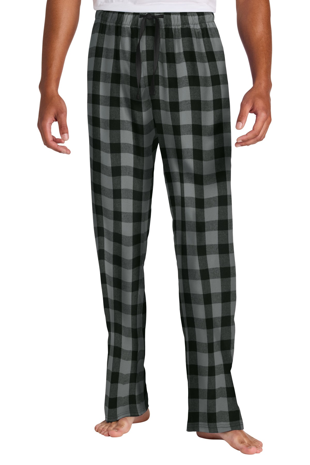 Custom Grey/ Black Buffalo Check Flannel Plaid Pant DT1800, personalized by SanCanDo Swag in Argyle, TX