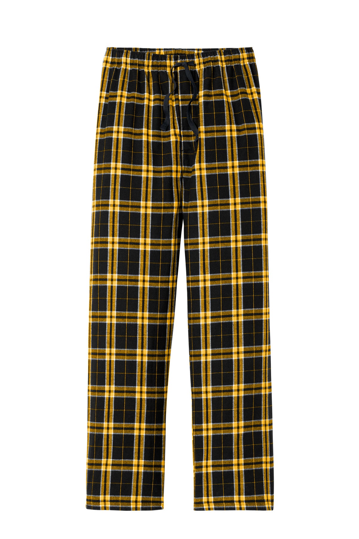 Custom Black/ Gold Flannel Plaid Pant DT1800, personalized by SanCanDo Swag in Argyle, TX