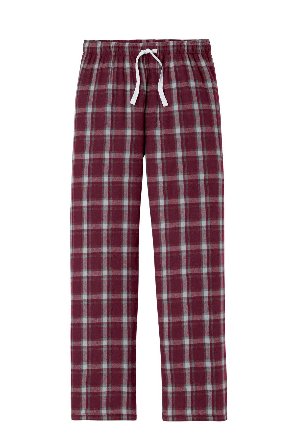 Custom Burgundy/ Grey Dress Plaid Flannel Plaid Pant DT1800, personalized by SanCanDo Swag in Argyle, TX
