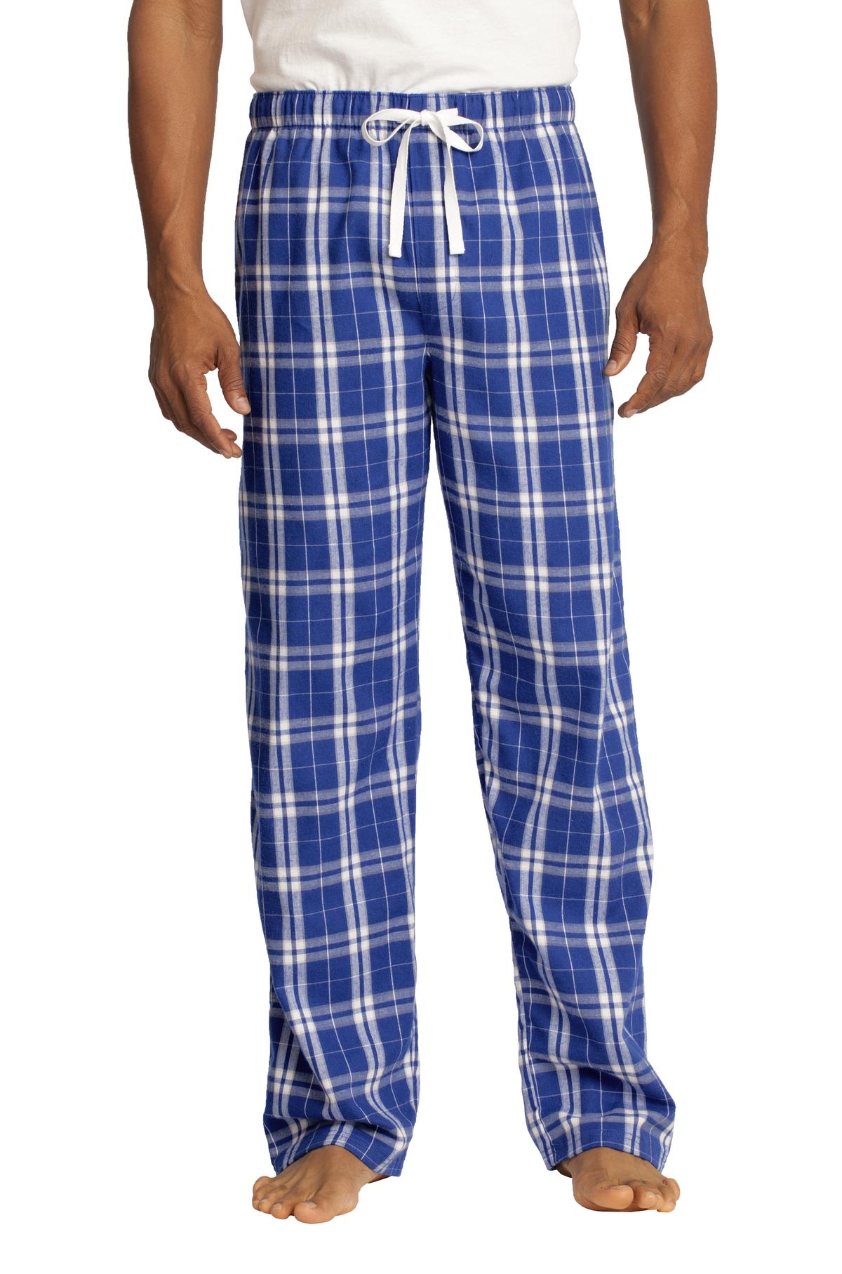 Custom Deep Royal Flannel Plaid Pant DT1800, personalized by SanCanDo Swag in Argyle, TX
