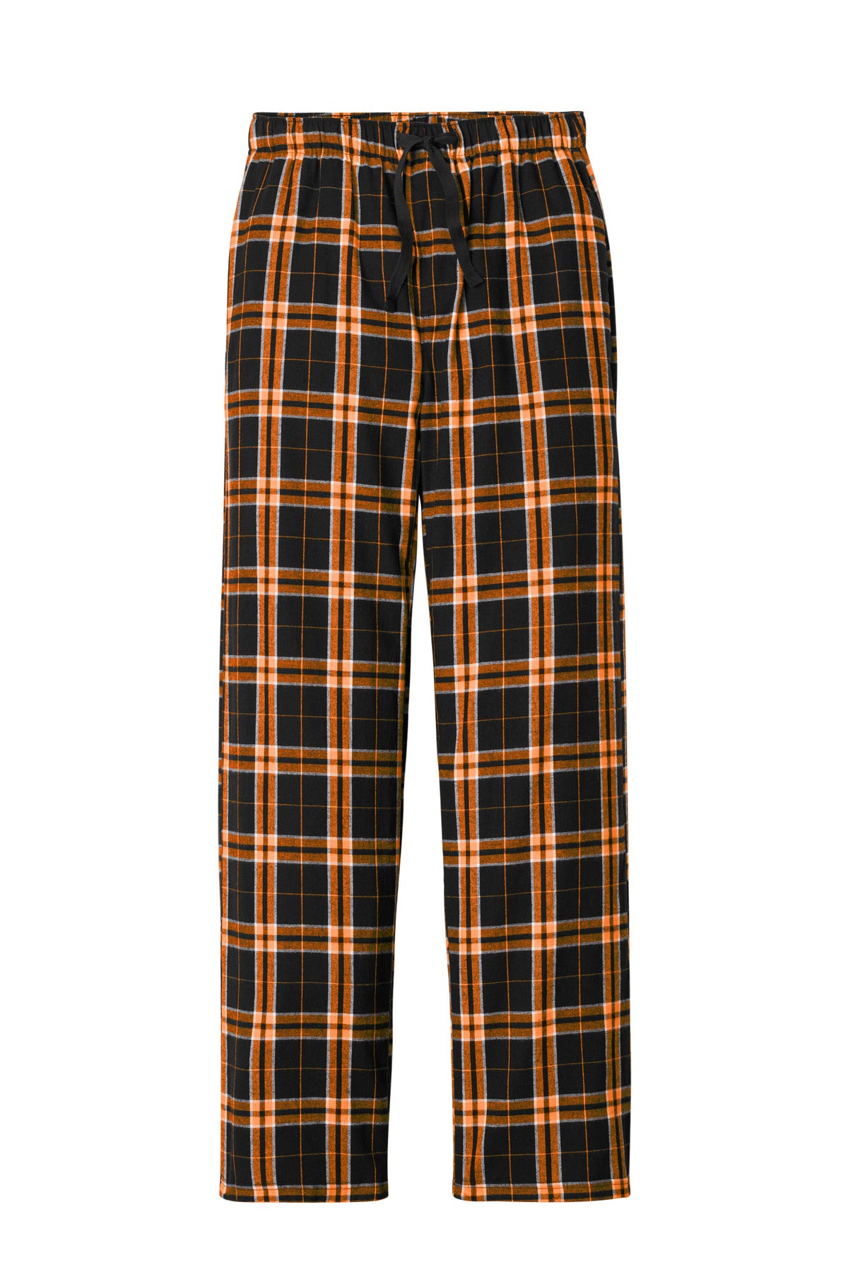 Custom Black/ Orange Flannel Pocket Pant DT1810, personalized by SanCanDo Swag in Argyle, TX