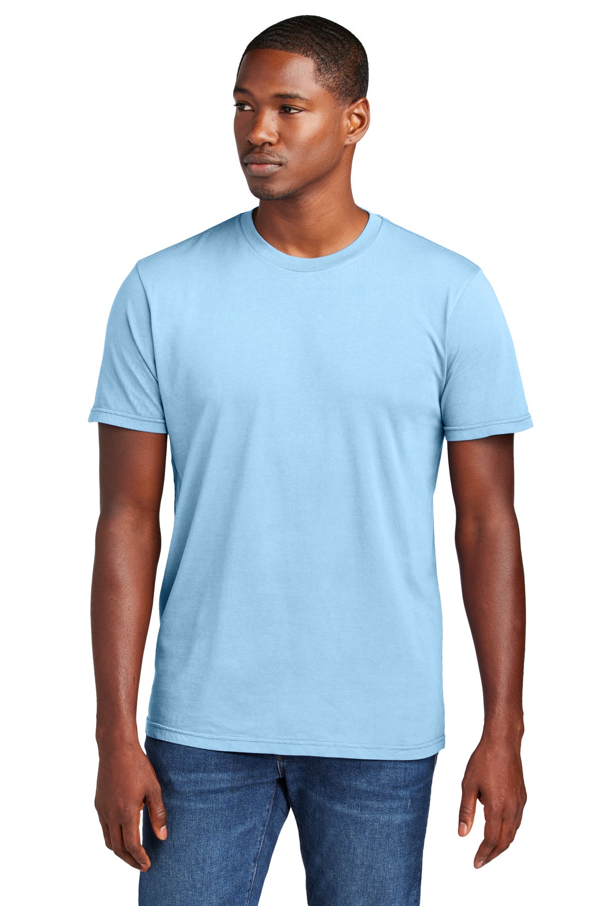Custom Heritage Blue Wash Tee DT2101, personalized by SanCanDo Swag in Argyle, TX