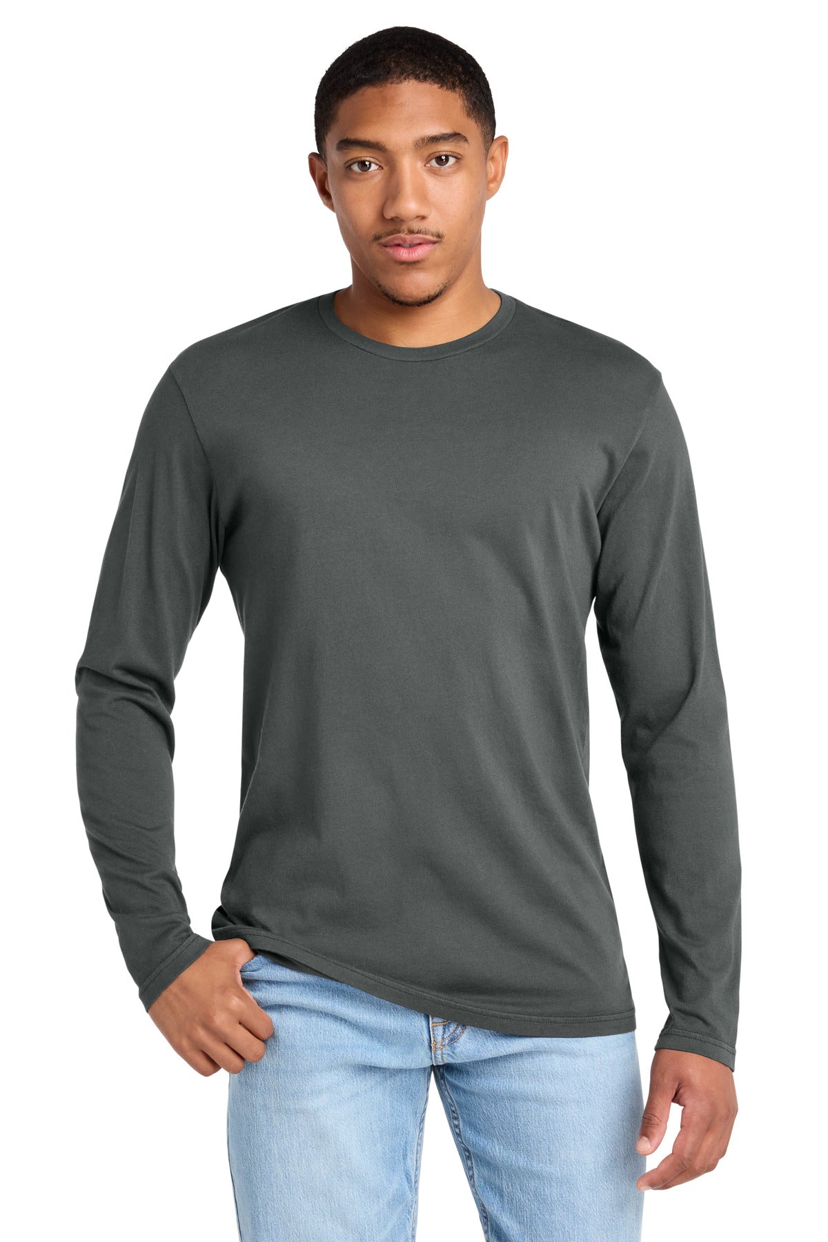 Custom Graphite Wash Long Sleeve Tee DT2103, personalized by SanCanDo Swag in Argyle, TX
