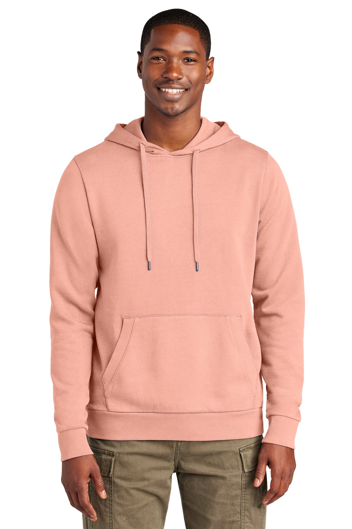 Custom Cactus Rose Pink Wash Fleece Hoodie DT2200, personalized by SanCanDo Swag in Argyle, TX