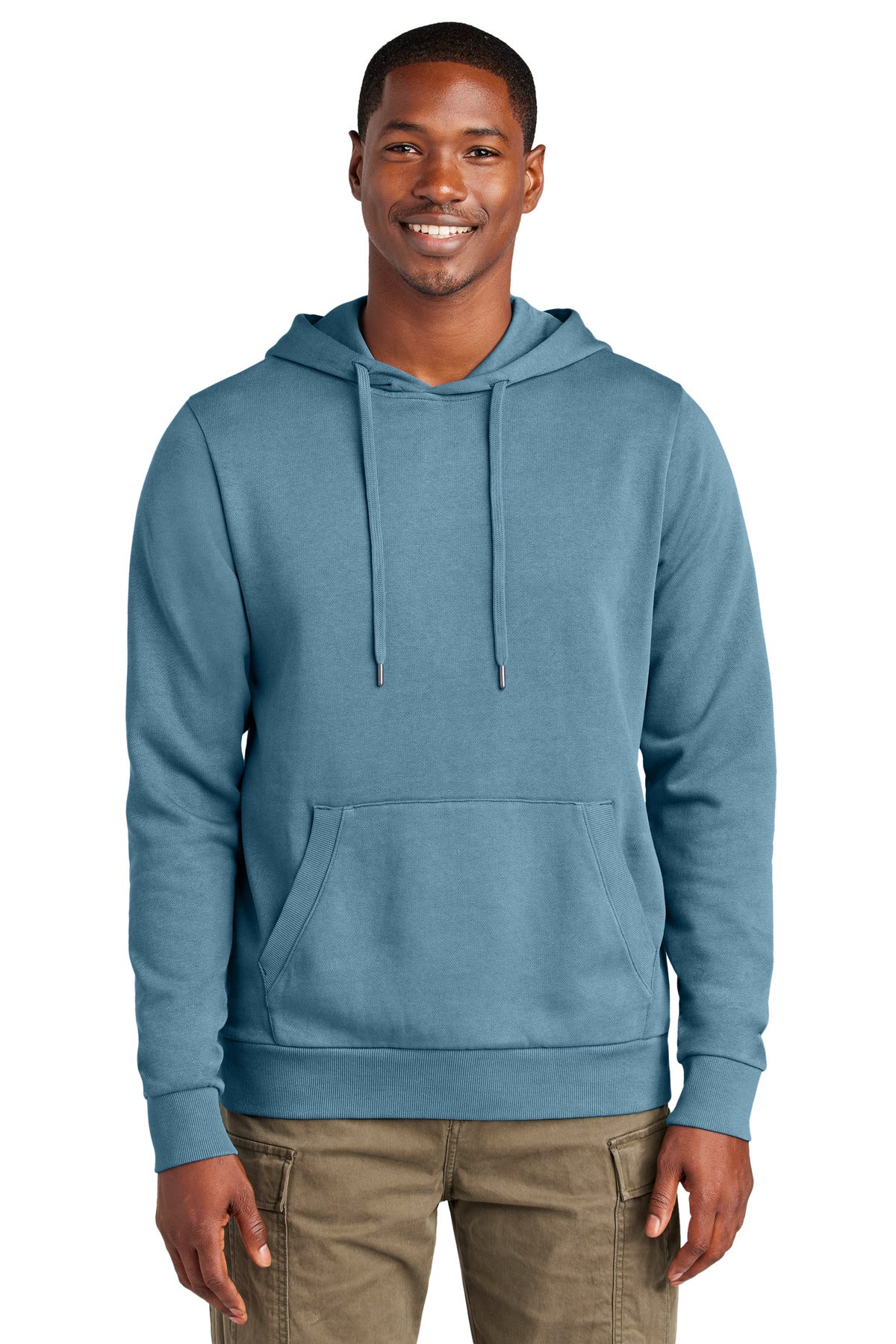 Custom Dusk Blue Wash Fleece Hoodie DT2200, personalized by SanCanDo Swag in Argyle, TX