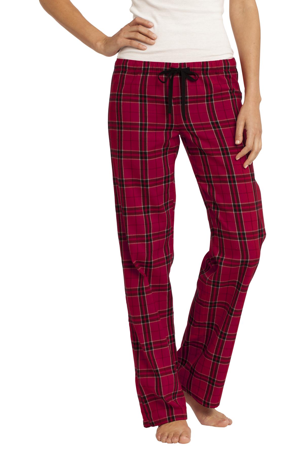 Custom New Red Women's Flannel Plaid Pant DT2800, personalized by SanCanDo Swag in Argyle, TX