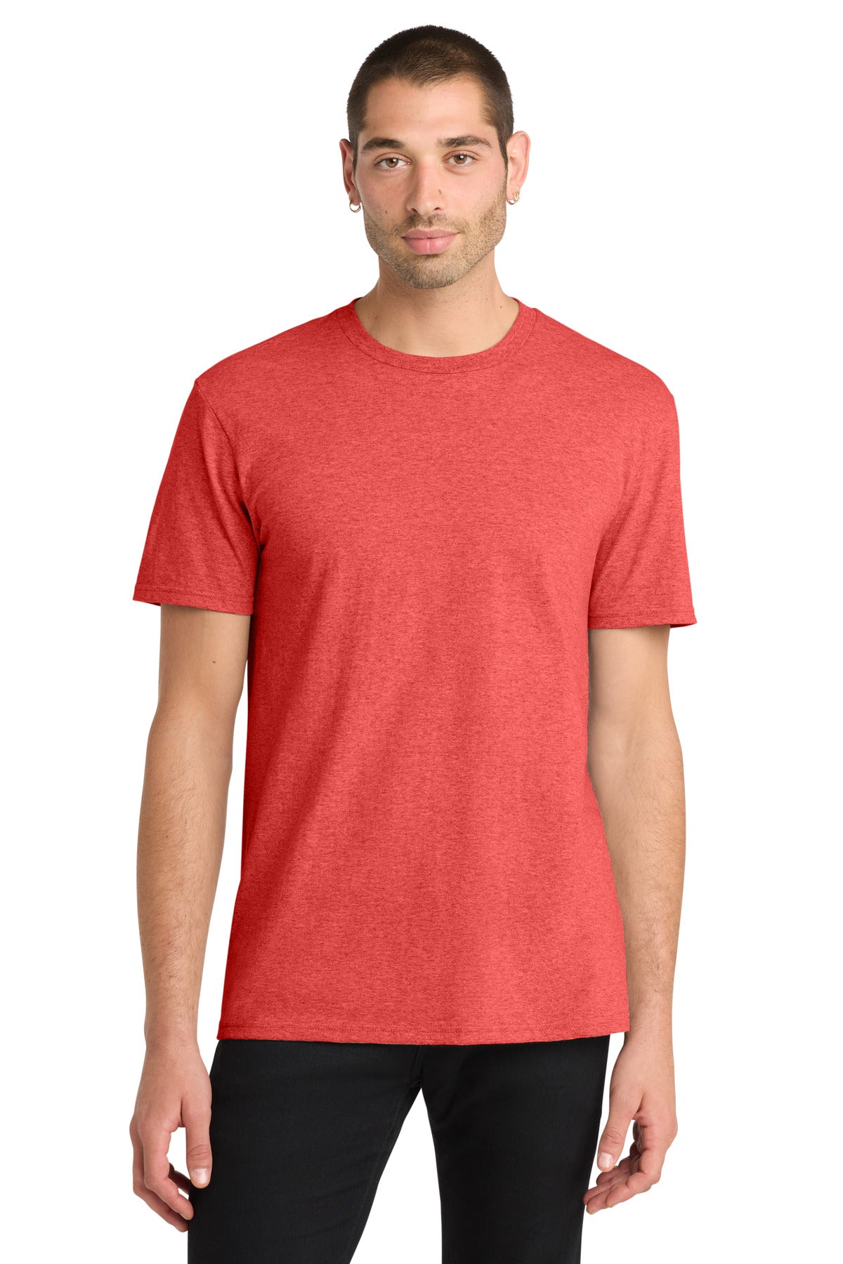 Custom New Red Heather The Concert Tee DT5000, personalized by SanCanDo Swag in Argyle, TX