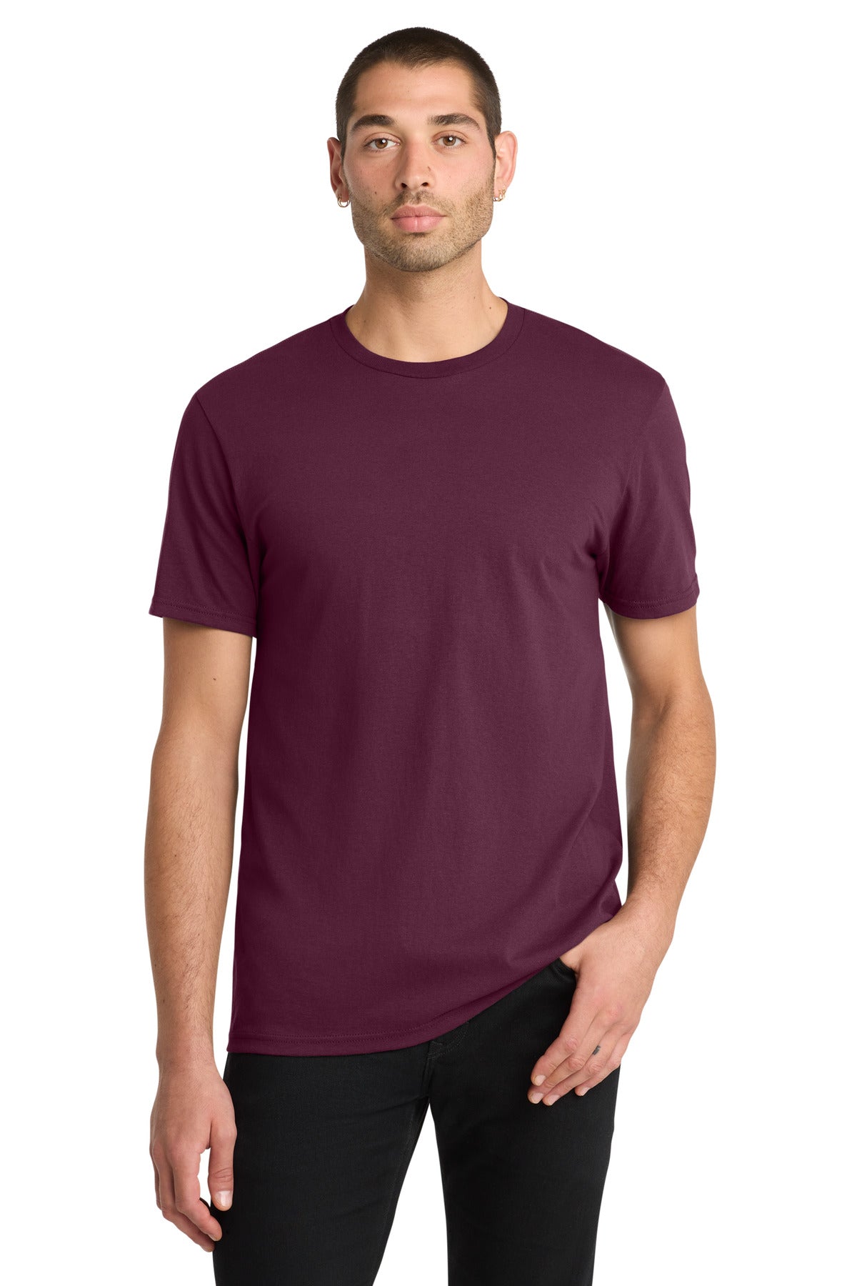 Custom Maroon The Concert Tee DT5000, personalized by SanCanDo Swag in Argyle, TX