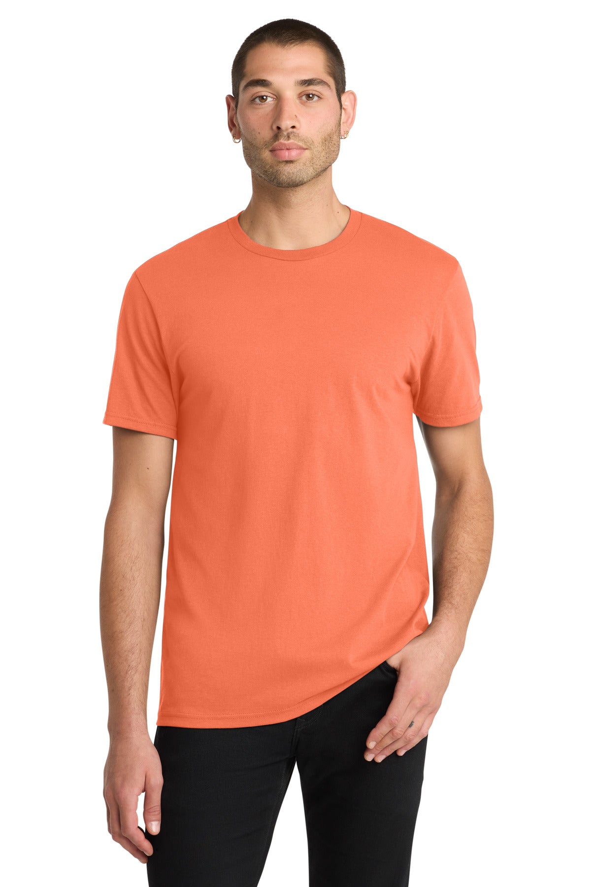 Custom Neon Orange The Concert Tee DT5000, personalized by SanCanDo Swag in Argyle, TX