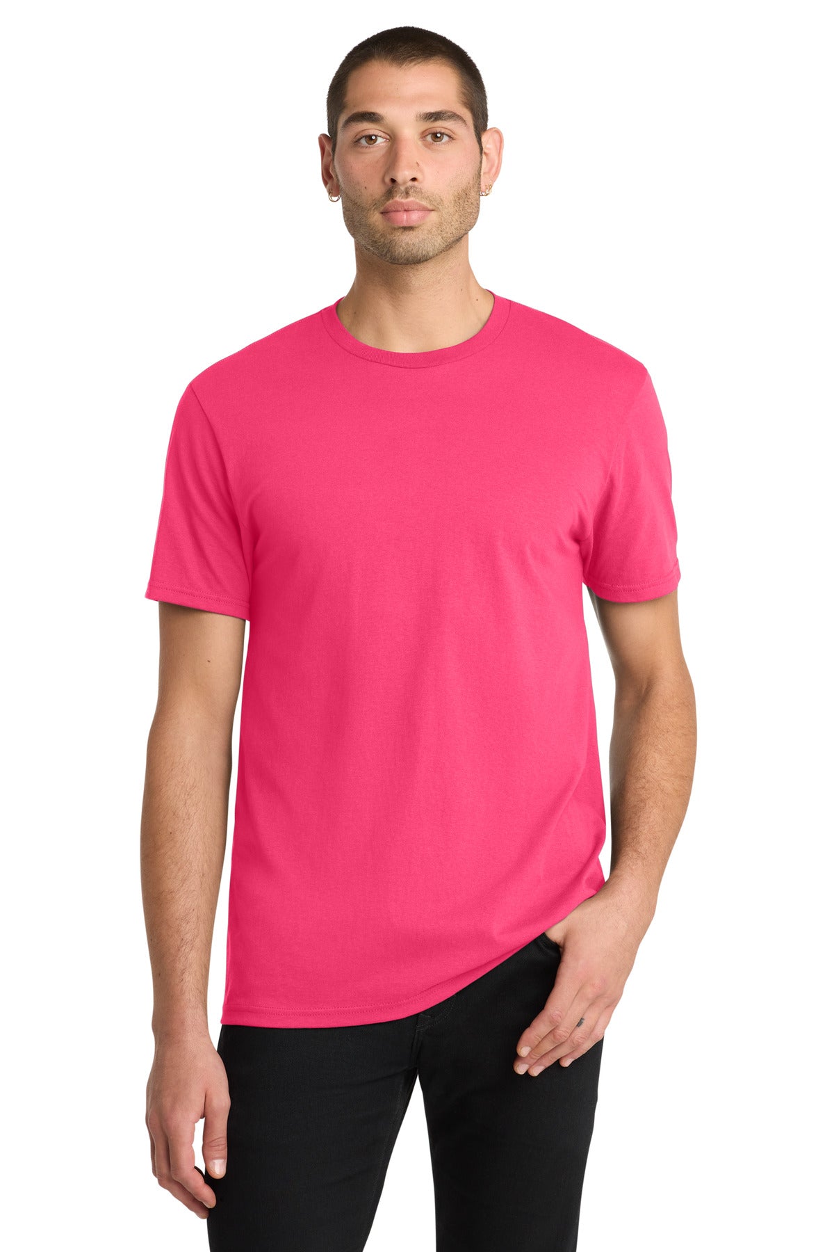 Custom Neon Pink The Concert Tee DT5000, personalized by SanCanDo Swag in Argyle, TX