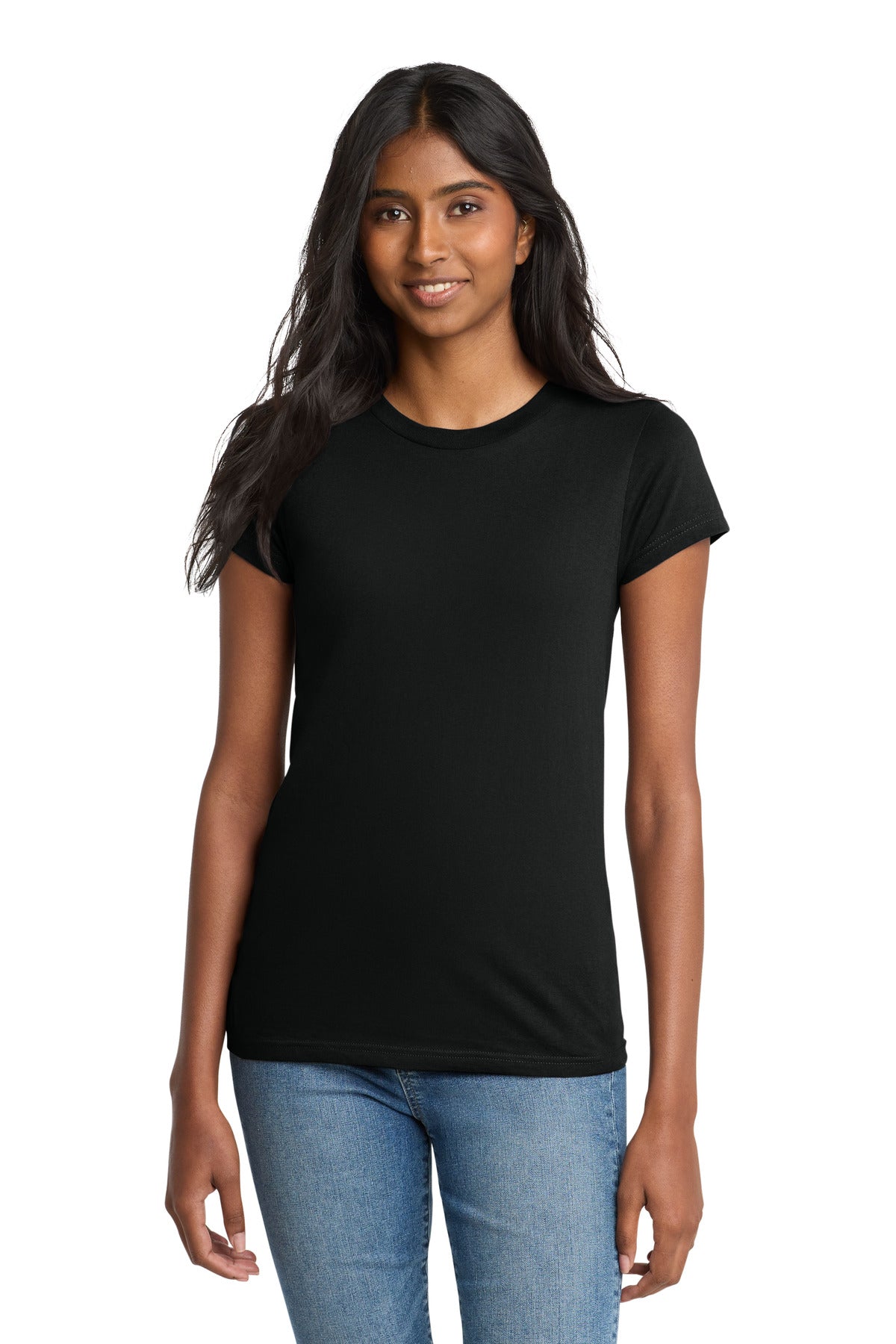 Custom Black Women's Fitted The Concert Tee DT5001, personalized by SanCanDo Swag in Argyle, TX