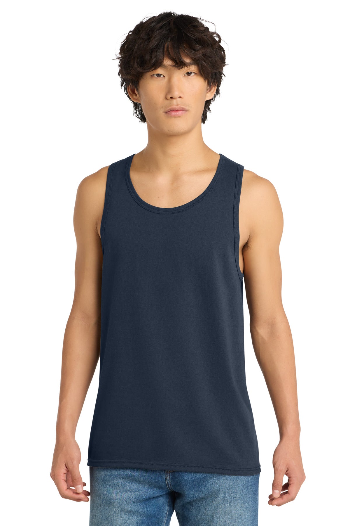 Custom New Navy The Concert Tank DT5300, personalized by SanCanDo Swag in Argyle, TX