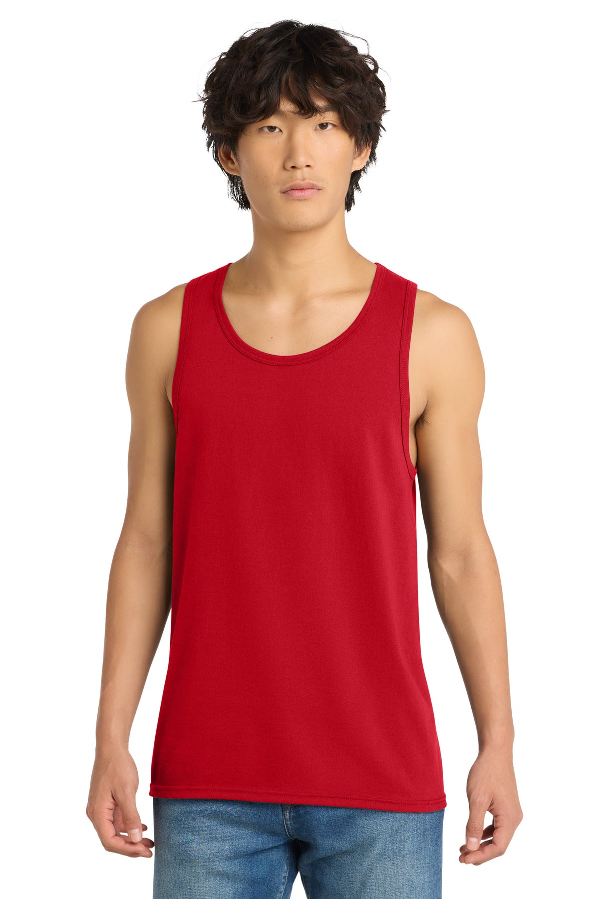Custom New Red The Concert Tank DT5300, personalized by SanCanDo Swag in Argyle, TX