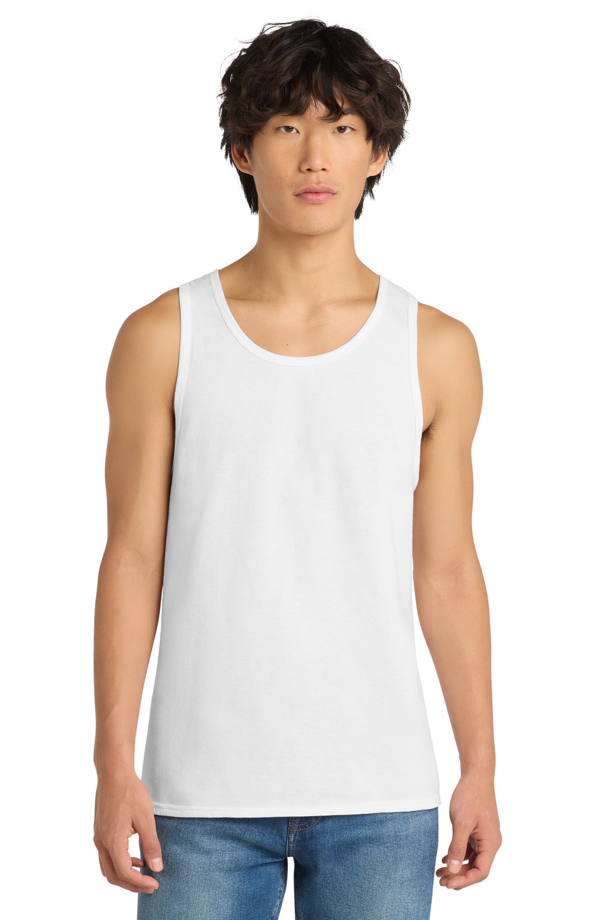 Custom White The Concert Tank DT5300, personalized by SanCanDo Swag in Argyle, TX
