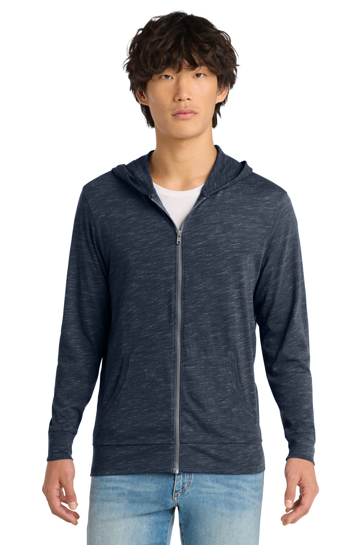 Custom New Navy Medal Full-Zip Hoodie DT565, personalized by SanCanDo Swag in Argyle, TX