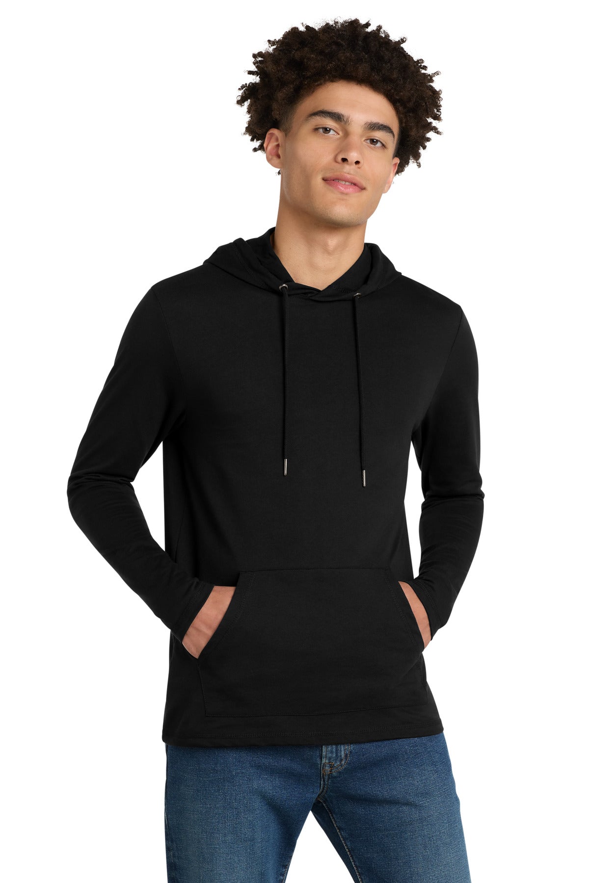 Custom Black Featherweight French Terry Hoodie DT571, personalized by SanCanDo Swag in Argyle, TX
