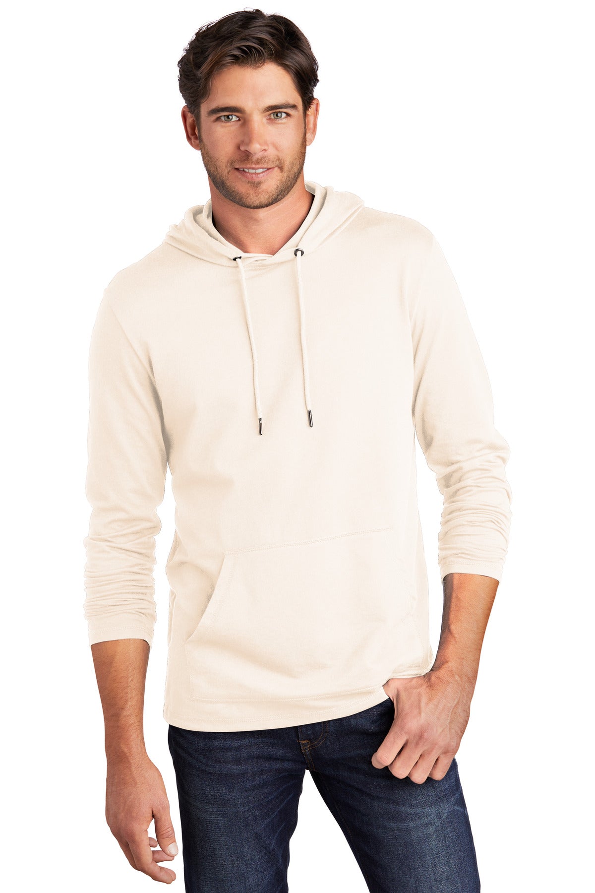 Custom Gardenia Featherweight French Terry Hoodie DT571, personalized by SanCanDo Swag in Argyle, TX
