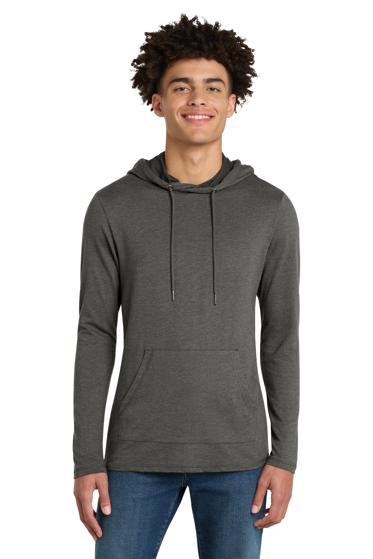 Custom Washed Coal Featherweight French Terry Hoodie DT571, personalized by SanCanDo Swag in Argyle, TX