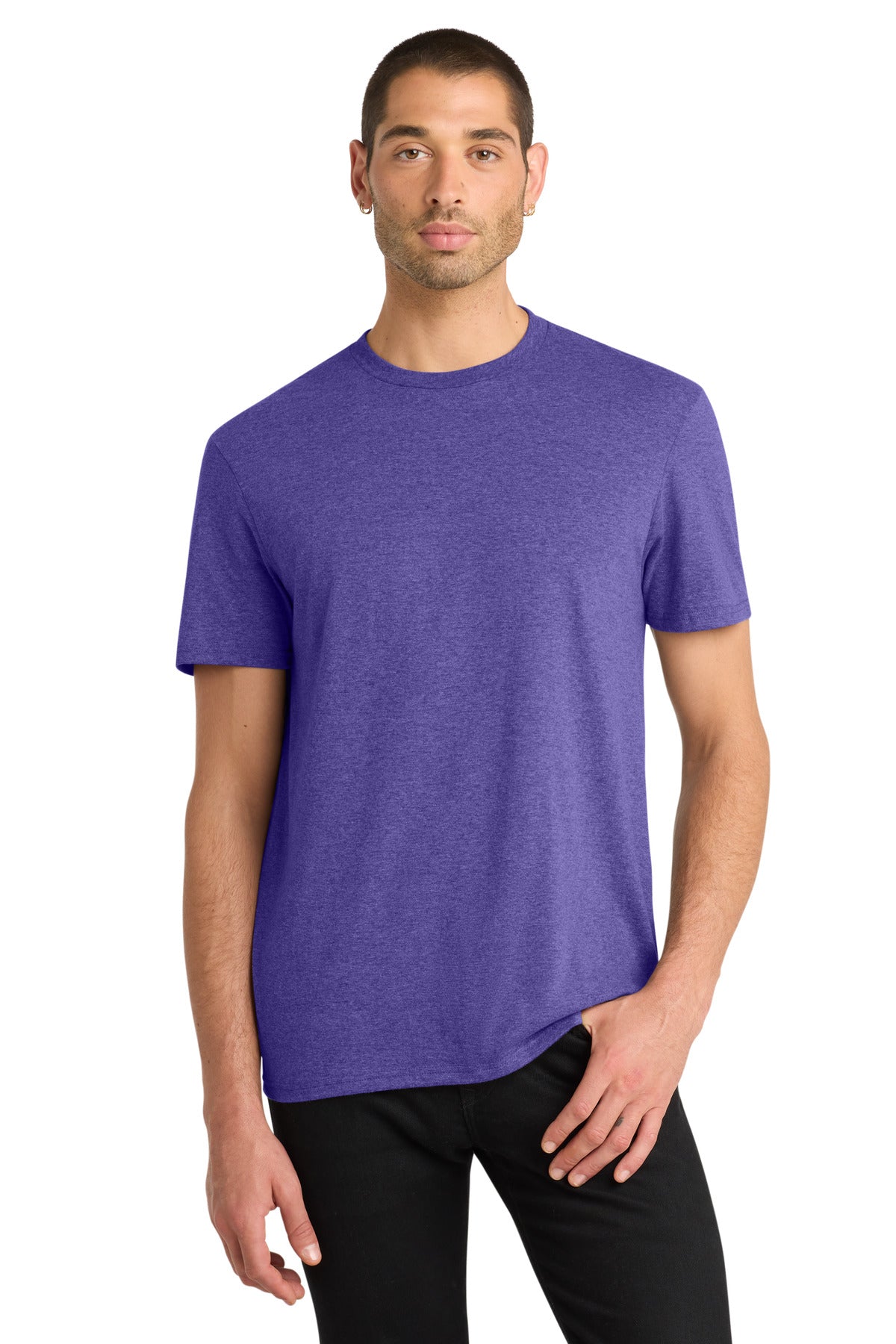 Custom Heathered Purple V.I.T. Tee DT6000, personalized by SanCanDo Swag in Argyle, TX
