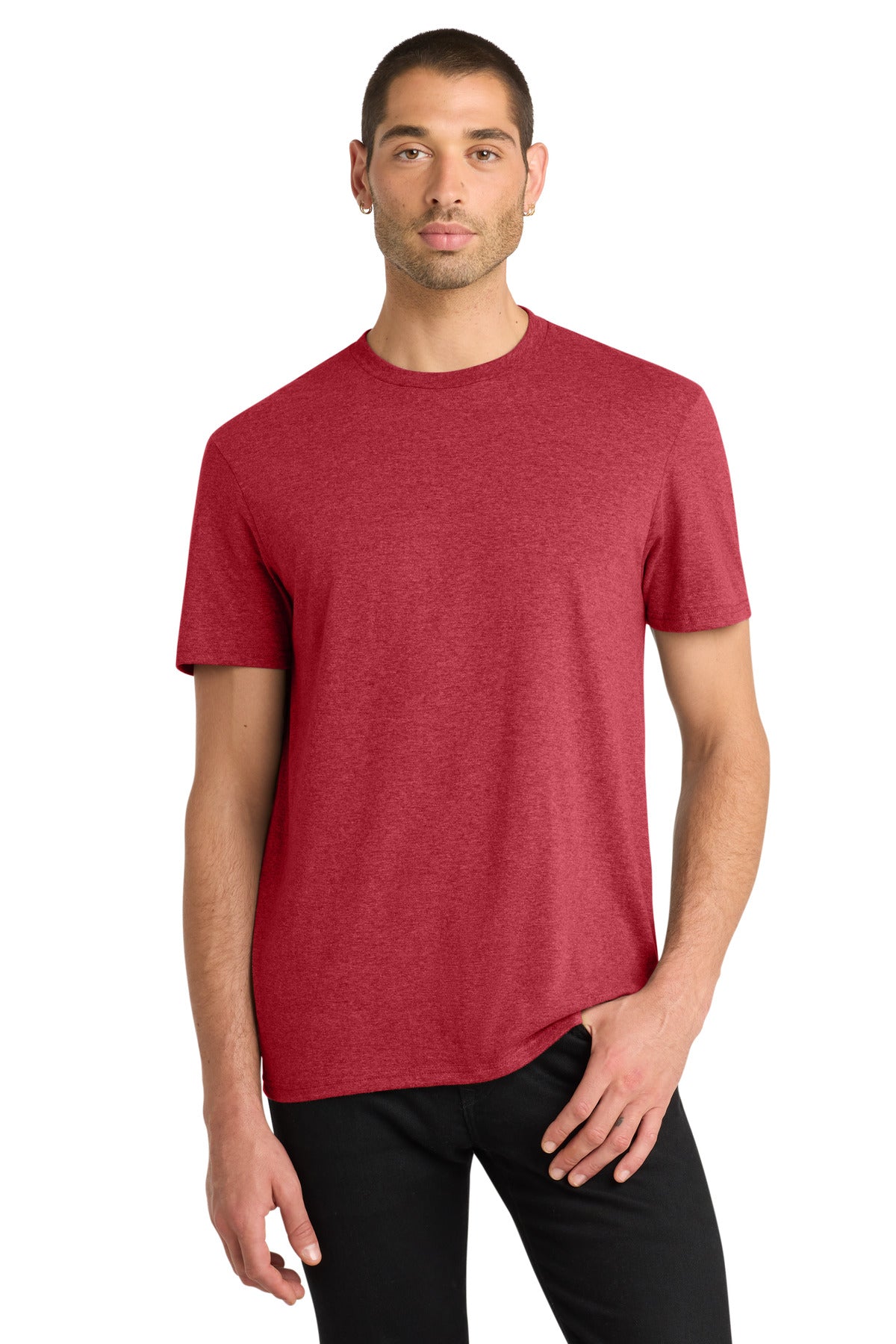 Custom Heathered Red V.I.T. Tee DT6000, personalized by SanCanDo Swag in Argyle, TX
