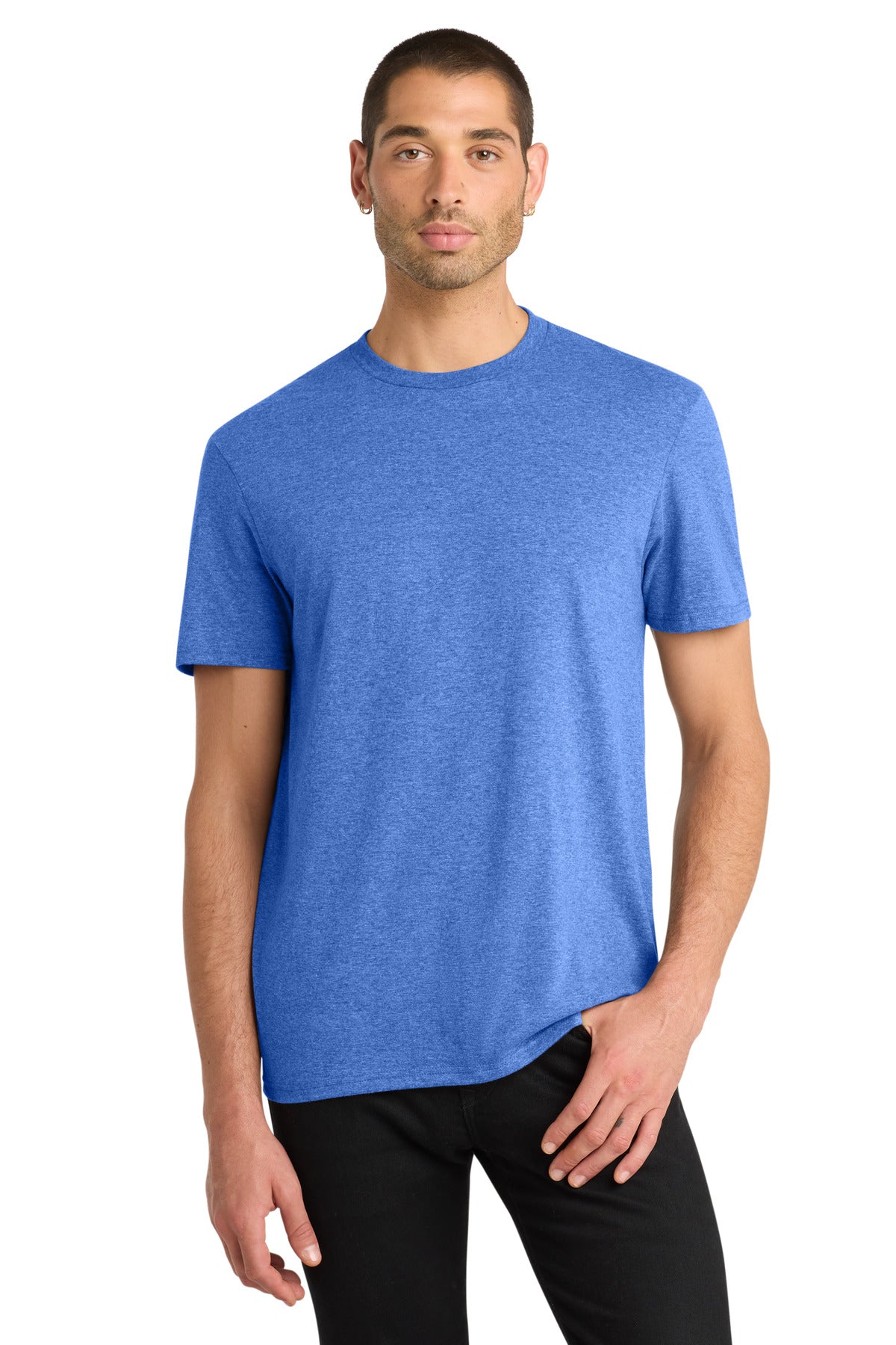 Custom Heathered Royal V.I.T. Tee DT6000, personalized by SanCanDo Swag in Argyle, TX