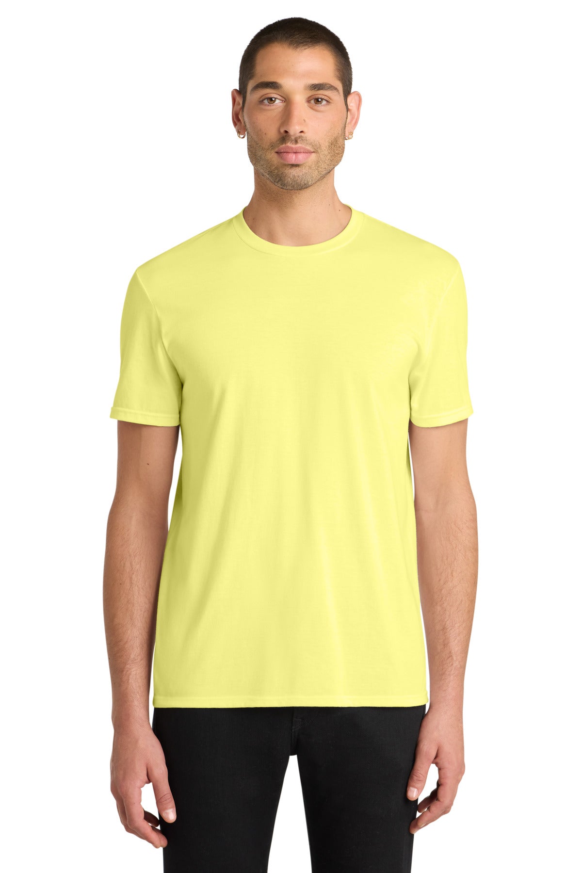 Custom Lemon Yellow V.I.T. Tee DT6000, personalized by SanCanDo Swag in Argyle, TX