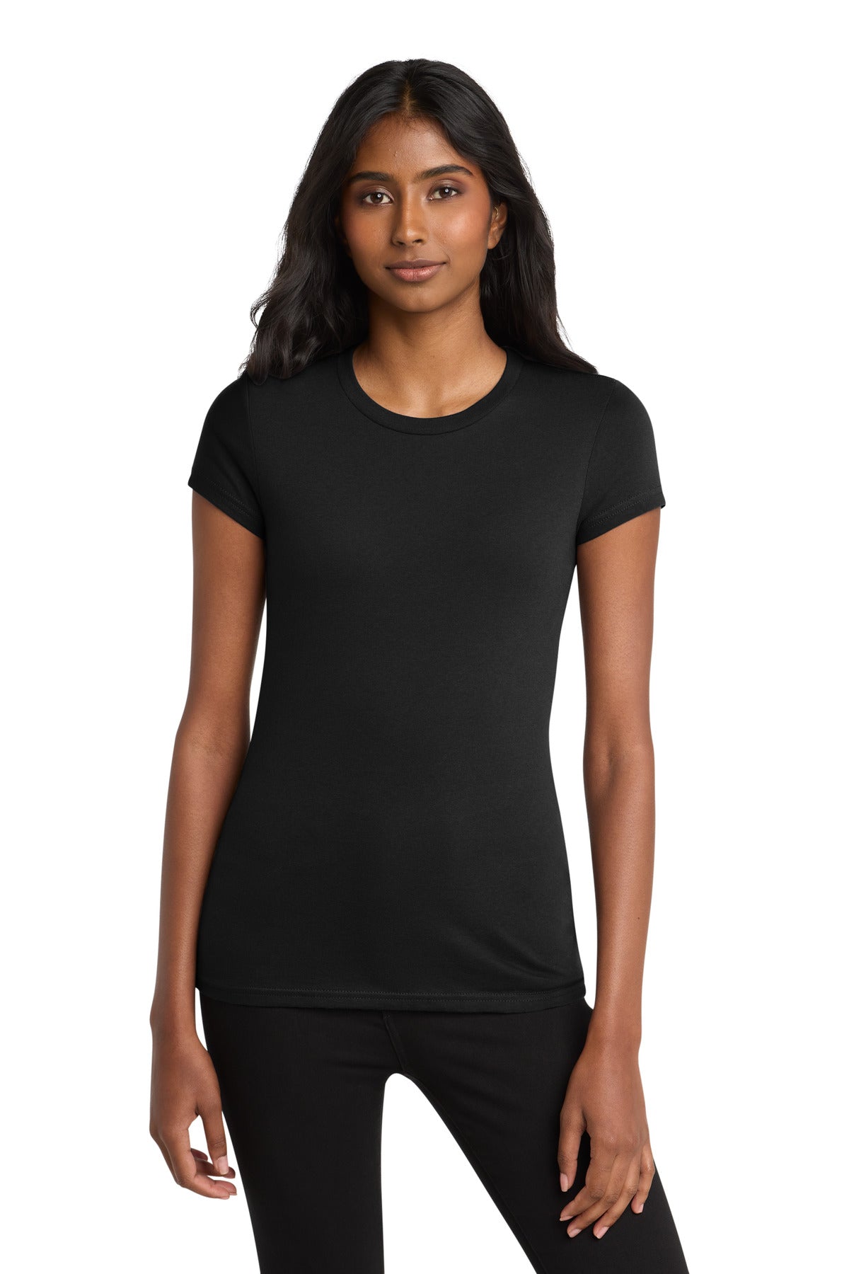 Custom Black Women's Fitted V.I.T. Tee DT6001, personalized by SanCanDo Swag in Argyle, TX