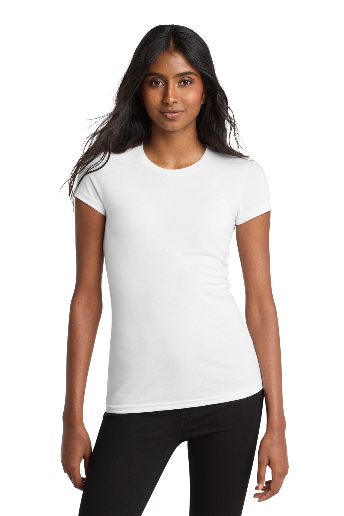 Custom White Women's Fitted V.I.T. Tee DT6001, personalized by SanCanDo Swag in Argyle, TX