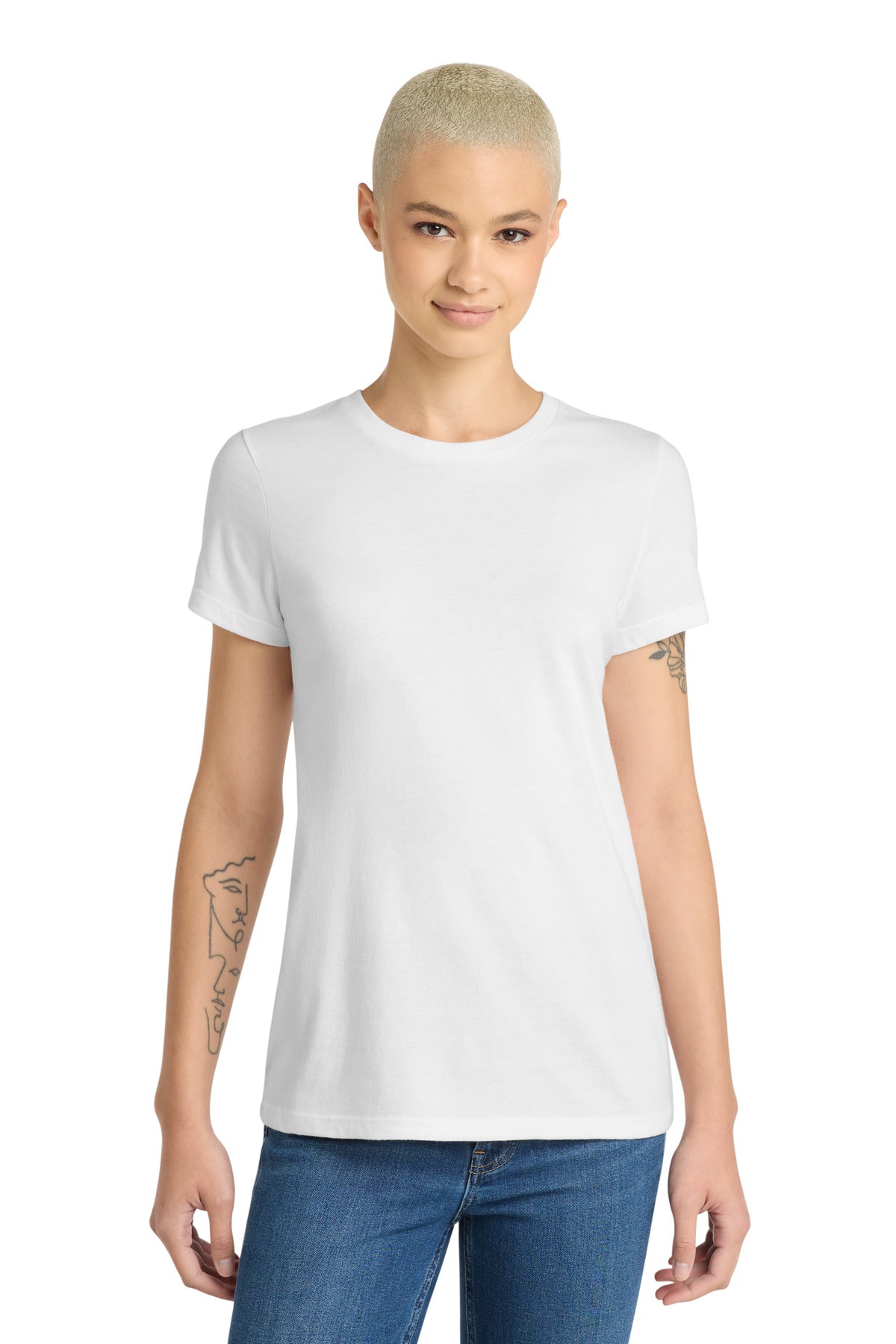 Custom White Women's V.I.T. Tee DT6002, personalized by SanCanDo Swag in Argyle, TX