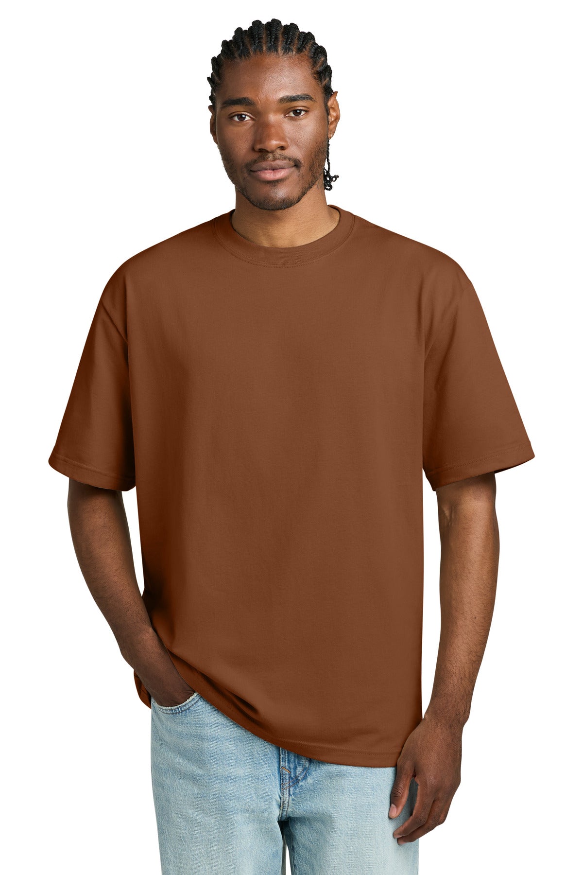 Custom Baked Clay Heavyweight V.I.T. Tee DT6065, personalized by SanCanDo Swag in Argyle, TX