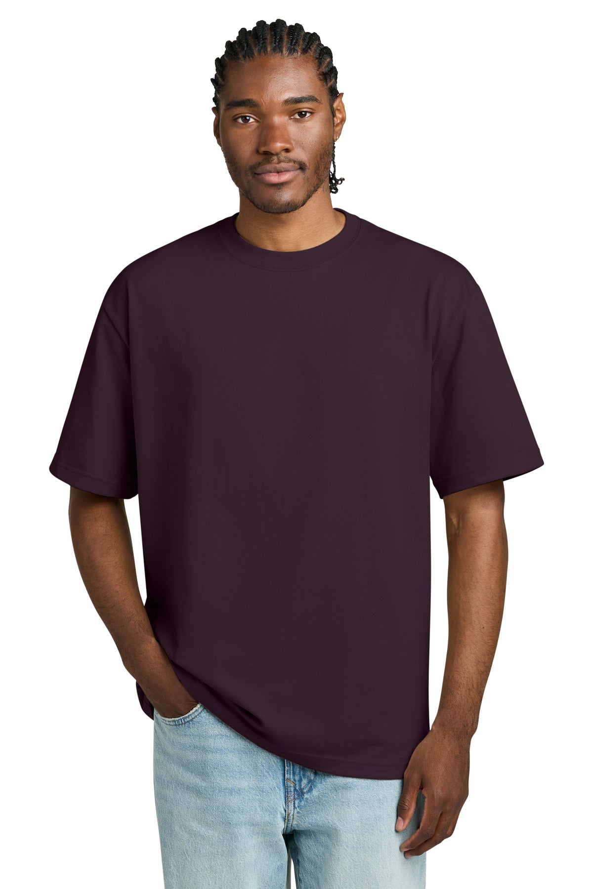 Custom Bordeaux Heavyweight V.I.T. Tee DT6065, personalized by SanCanDo Swag in Argyle, TX