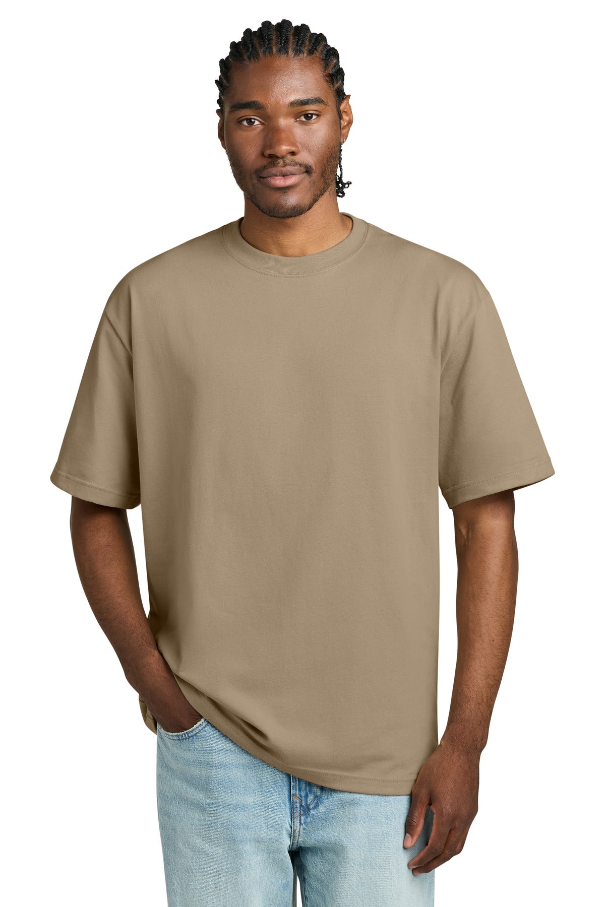 Custom Desert Tan Heavyweight V.I.T. Tee DT6065, personalized by SanCanDo Swag in Argyle, TX